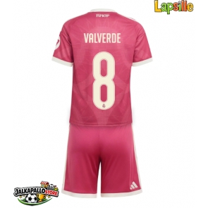 Real Madrid Federico Valverde #8 Kolmaspaita Lapsille 2026-27 Lyhythihainen (+ shortsit)